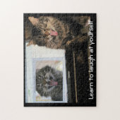 笑う猫は笑う ジグソーパズル (縦)