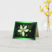 笑う理由 カード (黄色い花)