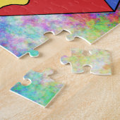 笑う男(アーティストセルフポートレート) ジグソーパズル (側面)