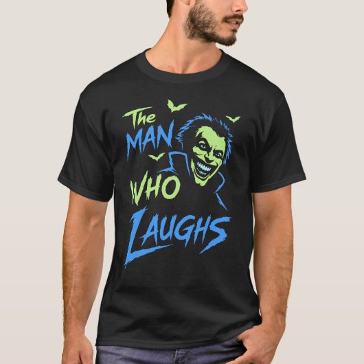 笑う男 Tシャツ (正面)