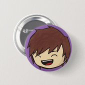 笑う破損ボタン 缶バッジ (正面&裏面)
