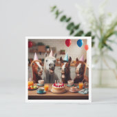 笑う祝馬の誕生日、馬 招待状 (スタンド正面)