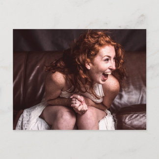 笑う若い女優 ポストカード