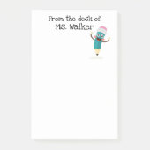 笑う鉛筆の漫画のポストイットのノート ポストイット (正面)