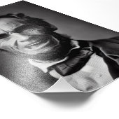 笑う阿部、米国のユーモア社長エイブラハム・リンカーン フォトプリント            (角)