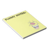 笑う顔Grumpey ノートパッド (アングル)