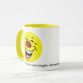 笑う顔Grumpey マグカップ (正面左)