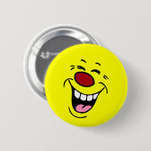 笑う顔Grumpey 缶バッジ (正面&裏面)
