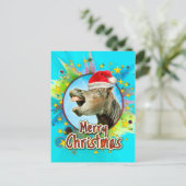 笑う馬から聖降誕祭お目出とう シーズンポストカード (スタンド正面)