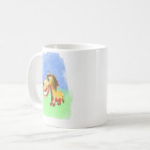 笑う馬 コーヒーマグカップ (正面左)