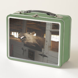 笑う馬 メタルランチボックス