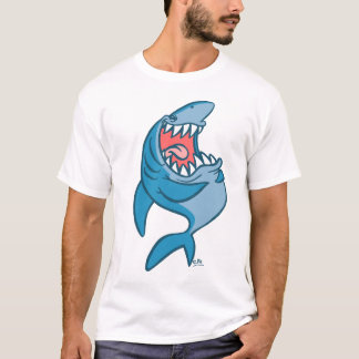 笑う鮫の漫画のTシャツ Tシャツ