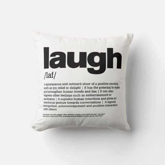 笑う クッション (正面)