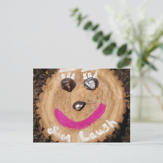 笑う ポストカード (スタンド正面)