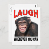 笑う ポストカード (正面/裏面)