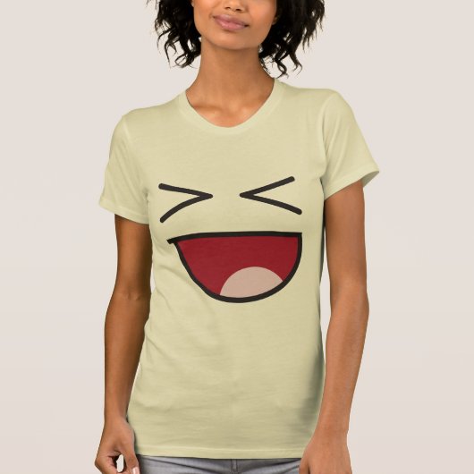 笑うemoji tシャツ (正面)