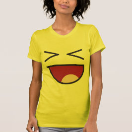 笑うemoji tシャツ