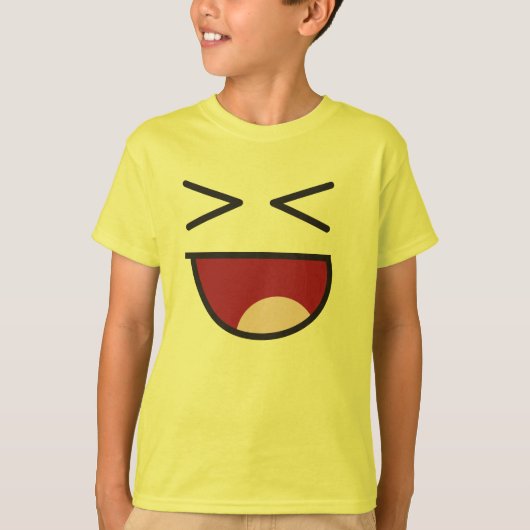笑うemoji tシャツ (正面)