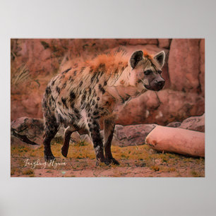 笑うHyena:アーカイブ重い重量紙 ポスター