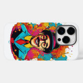 笑うiPhone 14 Pro – 色のためのタフなデザイン Case-Mate iPhoneケース (裏面 (横))
