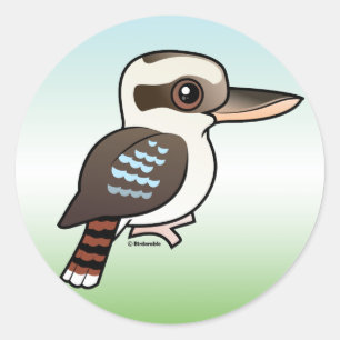 笑うKookaburra ラウンドシール