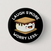 笑うSmore心配が少おもしろいないSmoreプンダークBG 缶バッジ (正面)