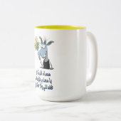 笑えるアラビア語バレンタインロマンスغزل عربي مضحك ツートーンマグカップ (正面右)