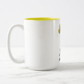 笑えるアラビア語バレンタインロマンスغزل عربي مضحك ツートーンマグカップ (左)