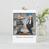 笑えるホットタブパーティーの招待状 招待状 (スタンド正面)