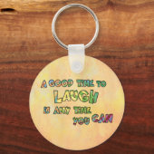 笑える良いTiME iS ANTiME YOu缶 キーホルダー (正面)