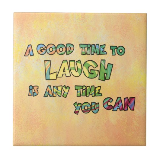 笑える良いTiME iS ANTiME YOu缶 タイル (正面)