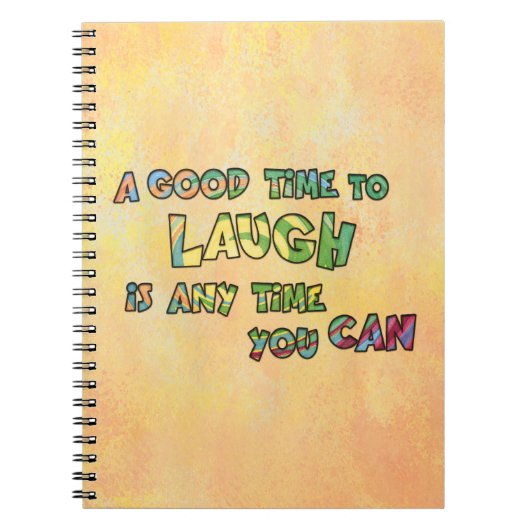 笑える良いTiME iS ANTiME YOu缶 ノートブック (正面)