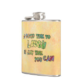 笑える良いTiME iS ANTiME YOu缶 フラスク (左)
