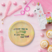 笑える良いTiME iS ANTiME YOu缶 ペーパープレート (パーティー)