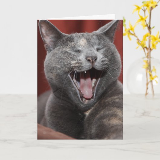 笑え！ カード (黄色い花)