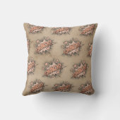 笑え！ヴィンテージ漫画ブックスチームパンクポップ・アートのアート クッション (裏面)