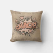 笑え！ヴィンテージ漫画ブックスチームパンクポップ・アートのアート クッション (正面)