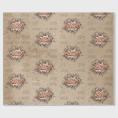 笑え!ヴィンテージ漫画ブックスチームパンクポップ・アートのアート ラッピングペーパー (フラット)