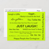 笑え!April McCallumによるポストカード ポストカード (正面/裏面)