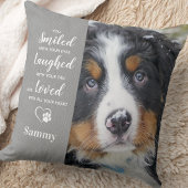 笑った愛の記憶引用文- Pet Memorial クッション