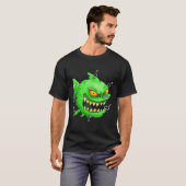 笑ったmonsterfishのワイシャツ tシャツ (正面フル)