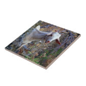 笑っているヤギ タイル (側面)