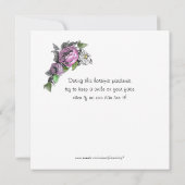 笑ってる！女の子かわいらしは仮面をかぶる カード (裏面)