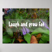 笑って太った知恵のことわざポスター ポスター (正面)