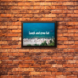 笑って太った諺のポスター ポスター