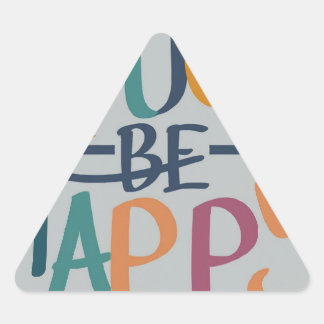 笑って嬉しい 三角形シール