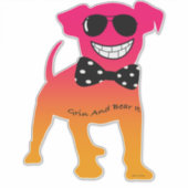 笑って我慢する シール (正面)