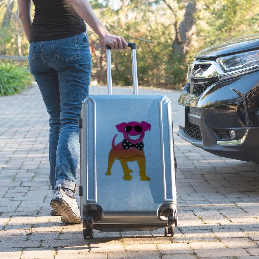 笑って我慢する シール (スーツケースインサイチュ)