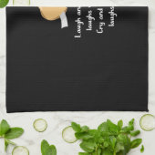 笑って泣く キッチンタオル (折り畳み)