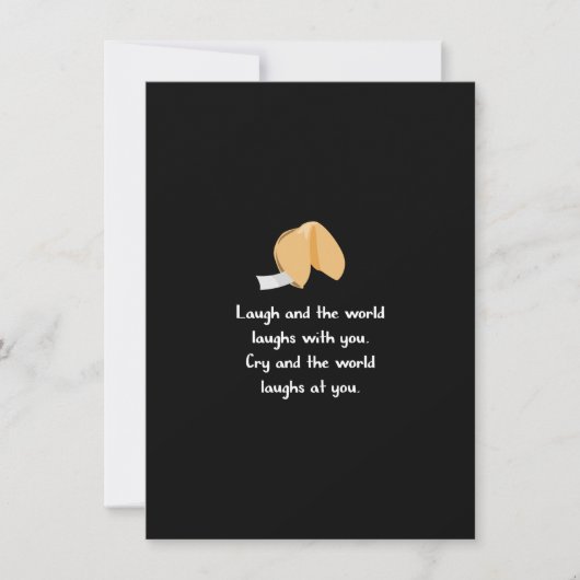 笑って泣く ノートカード (正面)